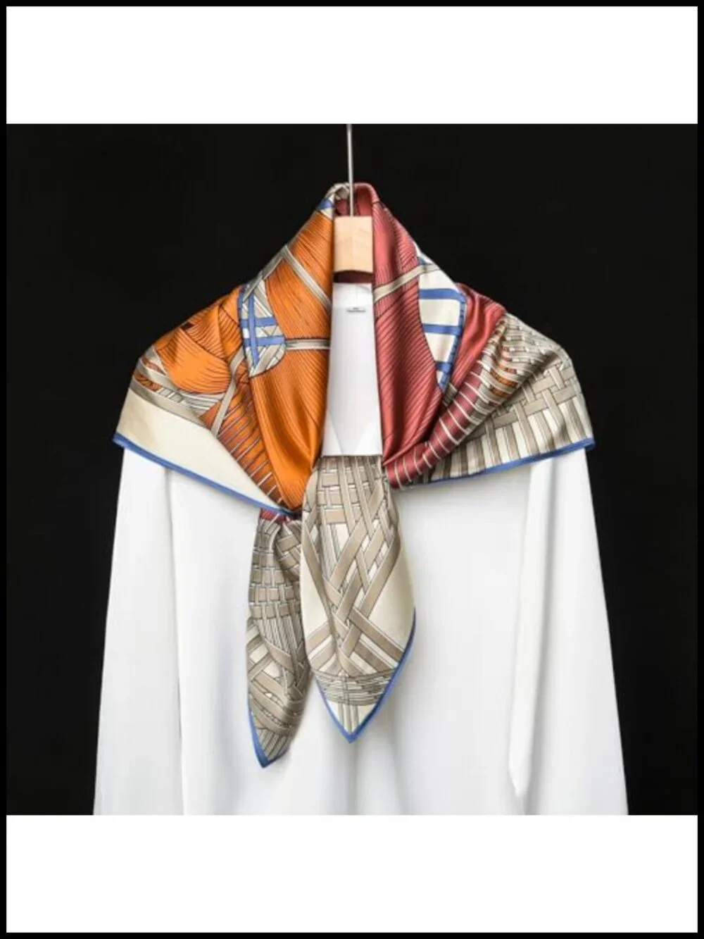 100% Mulberry Silk Scarf 35
